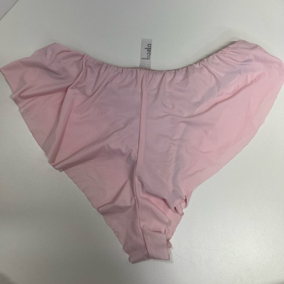 Basta Surf Swim Bottom Ruffle Tap Pant in Pink Matte Tricot Size 2 NEW With Tags - Picture 12 of 13